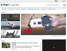 Tablet Screenshot of intercycle.com